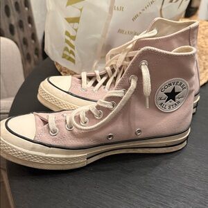 Converse Women's Light Pink High-Top Sneakers